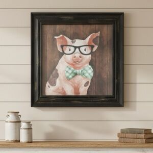 Pig Framed Wall Art